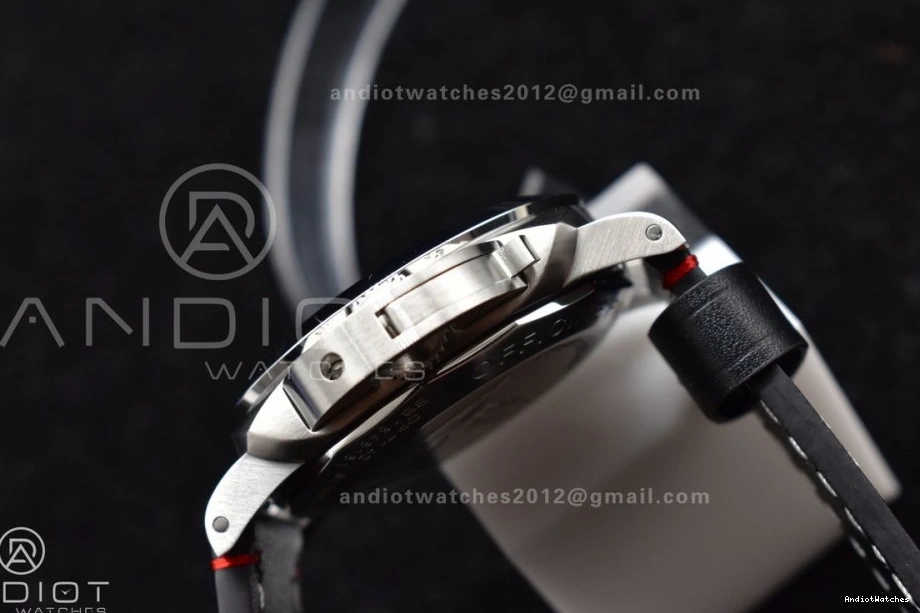 on  PAM732 Strap Green 1:1 P OnTrend Dial Leather Brown Dark Best 999 TTF Edition 0210